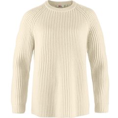 FJÄLLRÄVEN Övik Rib Sweater W Chalk White