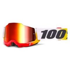 100% ACCURI 2 Goggle Torken - Red Mirror Lens