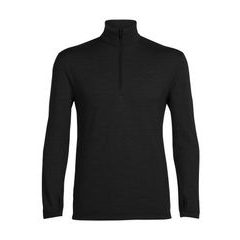 ICEBREAKER M 200 Zone LS Half Zip, BLACK