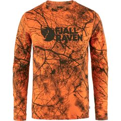 FJÄLLRÄVEN Värmland Wool LS M, Orange Multi Camo