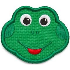 AFFENZAHN Velcro badge Frog - green