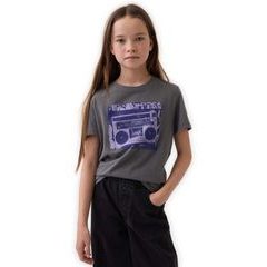 GAP 894383-05 Dětské tričko s potiskem Šedá