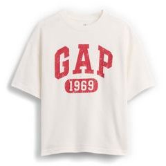 GAP 887245-02 Dětské tričko s logem Bílá