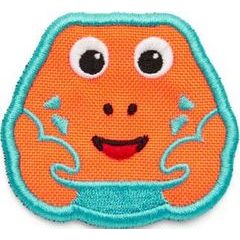 AFFENZAHN Velcro badge Crab - orange