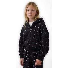 GAP 879363-00 Dětská oversize mikina s logem VintageSoft Černá