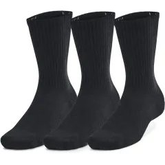 UNDER ARMOUR Unisex UA TC 3pk Crew-BLK