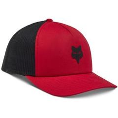 FOX Fox Head Trucker Hat Flame Red