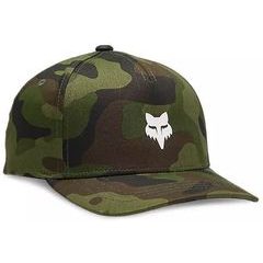 FOX Yth Fox Head Camo 110 Sb Hat, Green Camo