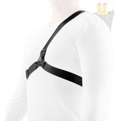 LEKI Elastic Belt Trail Running Quiver Vest, black