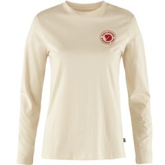FJÄLLRÄVEN 1960 Logo T-shirt LS W Chalk White