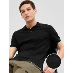 GAP 586306-03 Polo tričko pique Černá