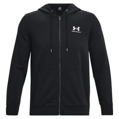 UNDER ARMOUR UA Essential Fleece FZ Hood, Black