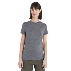 ICEBREAKER W Mer 150 Tech Lite III SS Tee GRITSTONE HTHR-013