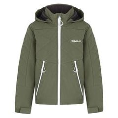 HUSKY Dětská softshell bunda Salex K khaki