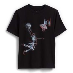 GAP 887409-04 Dětské tričko s potiskem Černá