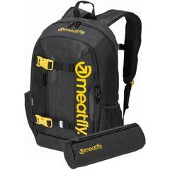 MEATFLY Basejumper 22, Black / Charcoal Heather