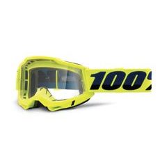 100% ACCURI 2 OTG Goggle - Fluo/Yellow - Clear Lens