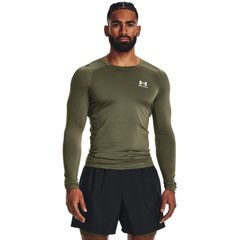 UNDER ARMOUR HG Armour Comp LS-GRN