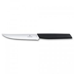 VICTORINOX Stejkový nůž Swiss Modern, 12cm, černý