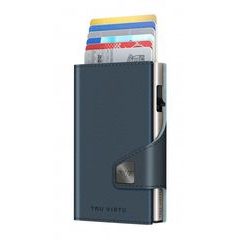 TRU VIRTU Wallet Click & Slide - vegan Bio Apple Navy Blue / Titan