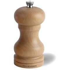 COLE&MASON Beech Capstan A4 Salt Mill