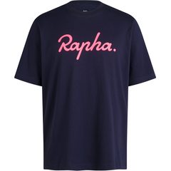 RAPHA Logo, Navy/Visibility Pink