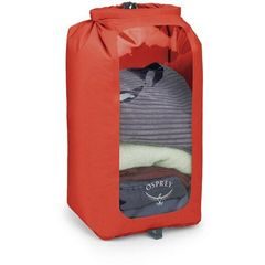 OSPREY DRY SACK 35 W/WINDOW, mars orange