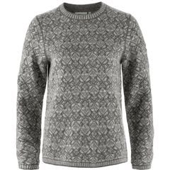 FJÄLLRÄVEN Snow Round Neck Sweater W, Grey