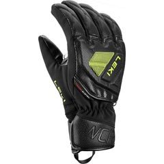 LEKI WCR C-Tech 3D Junior, black-ice lemon