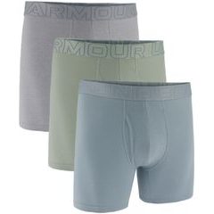 UNDER ARMOUR M UA Perf Cotton 6in (3ks) modrá