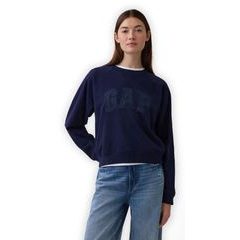 GAP 888007-07 Oversize mikina s logem Tmavě modrá