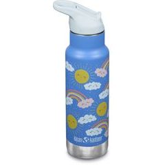 KLEAN KANTEEN Insulated Kid Classic Narrow 355 ml (w/Flip Seal Sport Cap) - rainbows