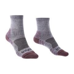 BRIDGEDALE Hike LW MP 3/4 Crew Women's heather/damson