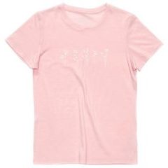 DEVOLD Classic "Flowers" Tee Wmn, Chalk Pink