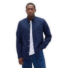 GAP 787781-01 Košile Oxford s logem Tmavě modrá