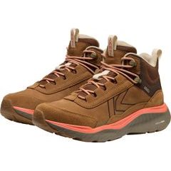 KEEN LEIKI LEATHER MID WP WOMEN, chipmunk/bison