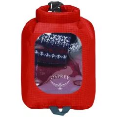 OSPREY DRY SACK 3 W/WINDOW, mars orange