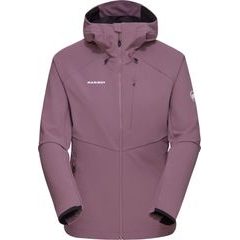 MAMMUT Ultimate Comfort SO Hooded Jacket Women, flux