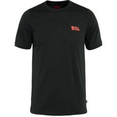 FJÄLLRÄVEN Abisko Wool Logo SS M Black