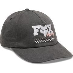 FOX W Checker Adjustable Hat Pewter