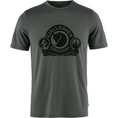 FJÄLLRÄVEN Abisko Wool Classic SS M Basalt