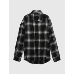 GAP 786982-04 Dětská flanelová košile Černá