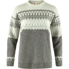 FJÄLLRÄVEN Övik Path Knit W, Grey-Chalk White
