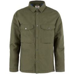 FJÄLLRÄVEN Övik Down Shirt Jacket M Laurel Green