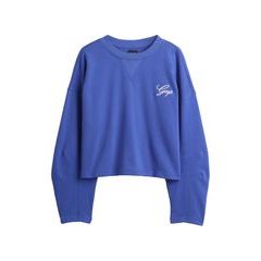 GAP Oversize mikina VintageSoft Americana Tmavě modrá