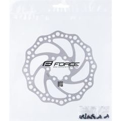 FORCE F-6 140 mm, 6 děr, stříbrný