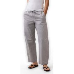 GAP 874425-03 Khaki kalhoty High Rise easy barrel Šedá