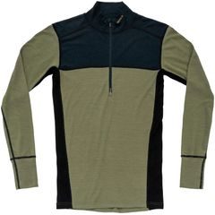 DEVOLD Lauparen Merino 190 Zip Neck Man Ink/Lichen/Black