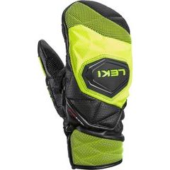LEKI WCR Venom 3D Junior Mitt, black-ice lemon