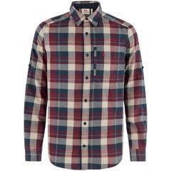 FJÄLLRÄVEN Fjällglim Regular Shirt M Dark Navy-Maroon